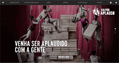 Desktop Screenshot of aplauso.art.br